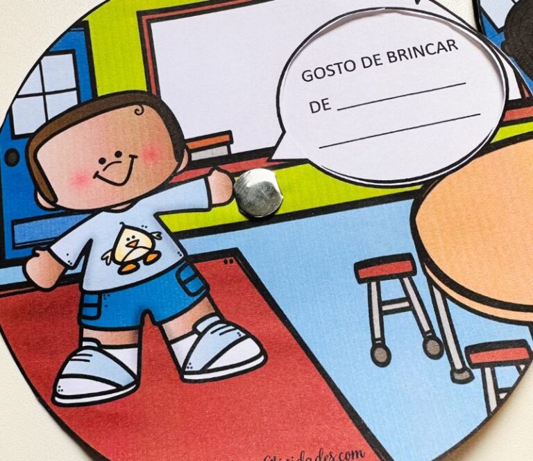 Eu - disco giratório - Loja SOS Professor Atividades