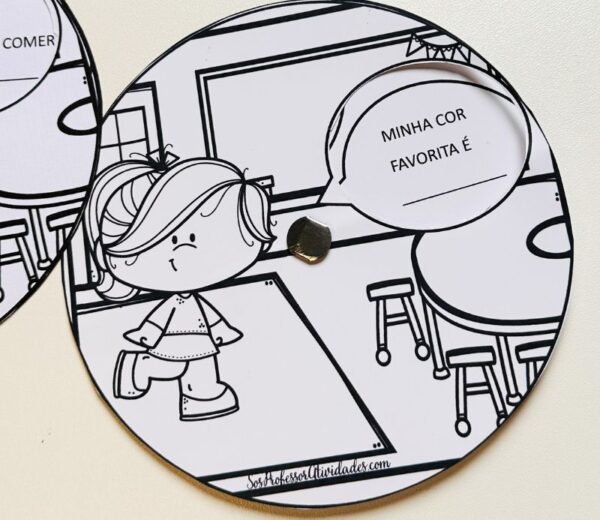 Eu - disco giratório - Loja SOS Professor Atividades