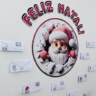 Painel Papai Noel e cartinhas de Natal