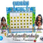 Calendário Moana