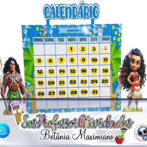 Calendário Moana