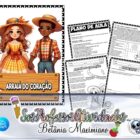 Atividades Pedagógicas de Festa Junina "Arraiá do coração"
