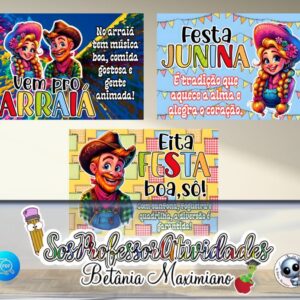 CARTAZES JUNINOS – CASAL CAIPIRA