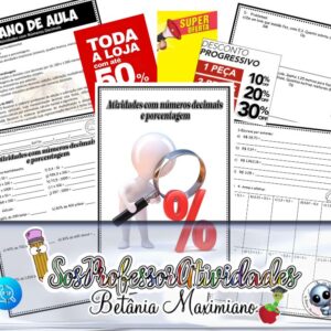 Atividades com Números Decimais e Porcentagem – 5º Ano