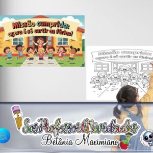 Cartazes - Missão cumprida, Férias!