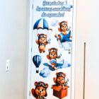 Porta Volta às Aulas – Ursinhos aviadores
