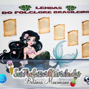Folclore Brasileiro Painel Colaborativo com Lendas