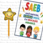 SAEB 5º Ano – Português e Matemática com Cartaz e Ponteira