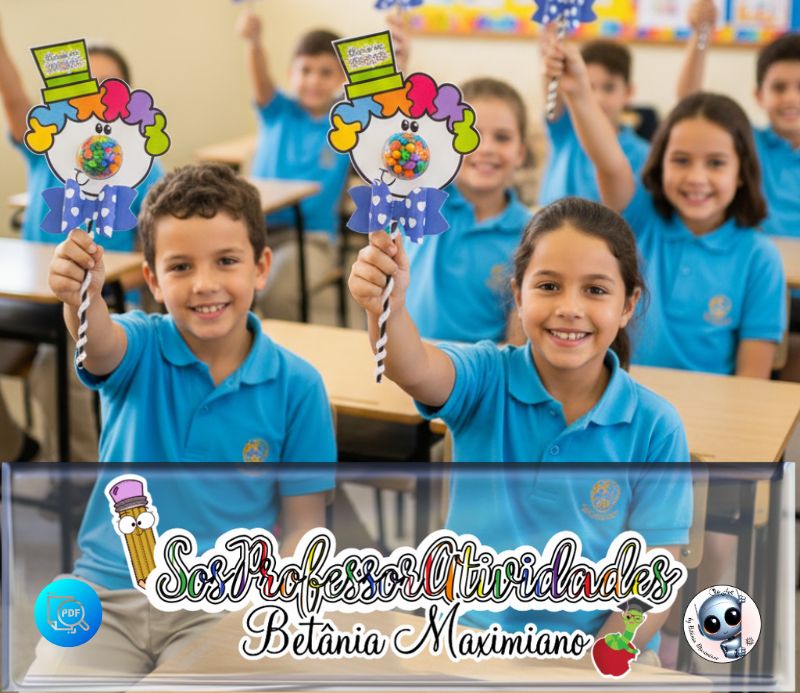 Lembrancinha Dia das Criancas Palhacinho Coloreti (1) Lembrancinha Dia das Criancas Palhacinho Coloreti