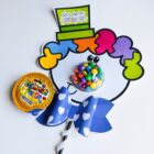 Lembrancinha Dia das Criancas Palhacinho Coloreti