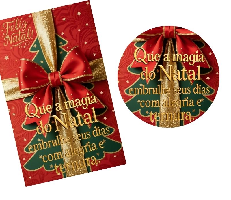 Painel de Porta Natalino-A Magia do Natal