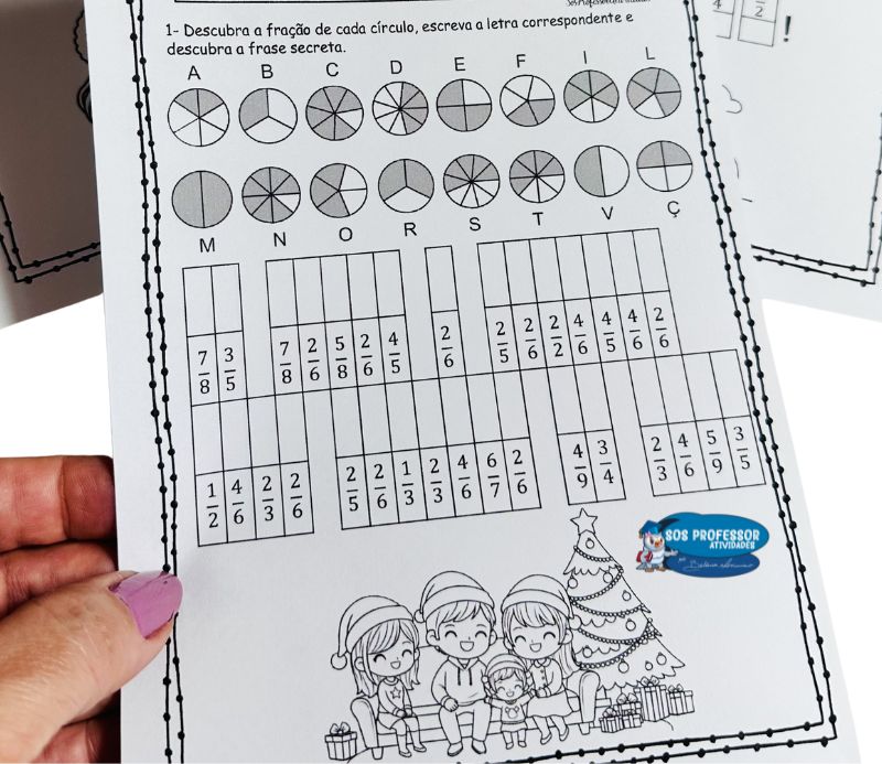 Natal e Frações-Atividades Lúdicas para o 4º e 5º Ano (1) Natal e Frações-Atividades Lúdicas para o 4º e 5º Ano1