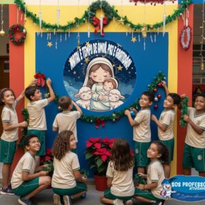 Painel Natalino: Amor, Paz e Gratidão