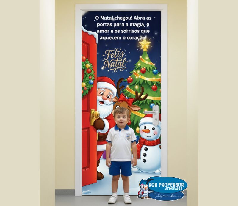 Painel de Porta Natalino-Abra a porta (1b) Painel de Porta Natalino-Abra a porta3b