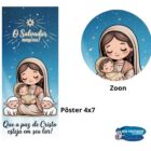 Painel de Porta Natalino “O Salvador Nasceu!”