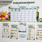 Kit Calendário Ursinho Pooh
