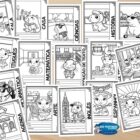 Capas de caderno para colorir Capivara