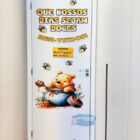 Decoração de porta Ursinho Pooh