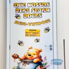 Decoração de porta Ursinho Pooh