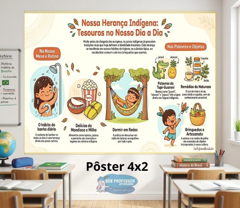 Cultura Indígena: Atividades e Plano de Aula Completo - Loja SOS ...
