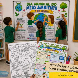 Dia do Meio Ambiente Pôster e Atividades 3º ao 5º Ano