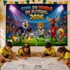 Pôster Mascotes da Copa 2026