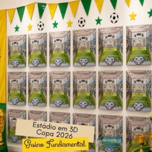 Estádio 3D Copa 2026 – para o Ensino Fundamental