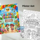 Kit Férias Escolares Pôster e Atividades