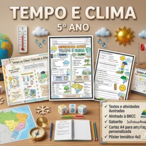 Tempo e Clima 5º Ano - Atividades e Gabarito