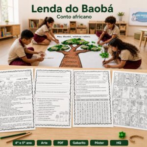 Lenda do Baobá: Texto, Atividades e Arte – 4º e 5º Ano