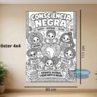 Consciência negra pôster e cartaz
